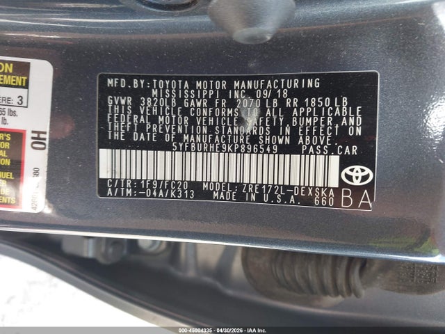 Toyota Corolla Se