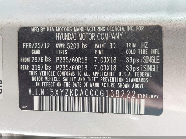 Hyundai SANTA FE Limited V6