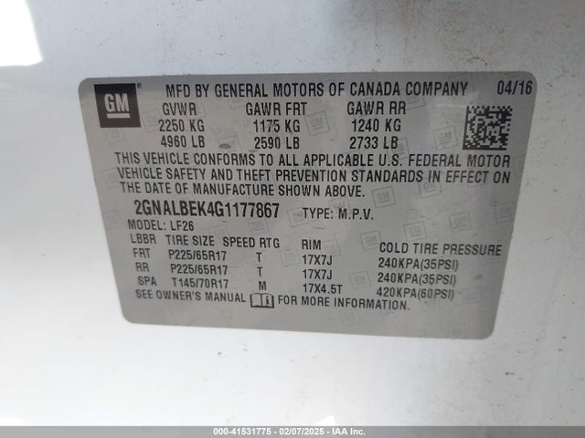 Chevrolet Equinox Ls