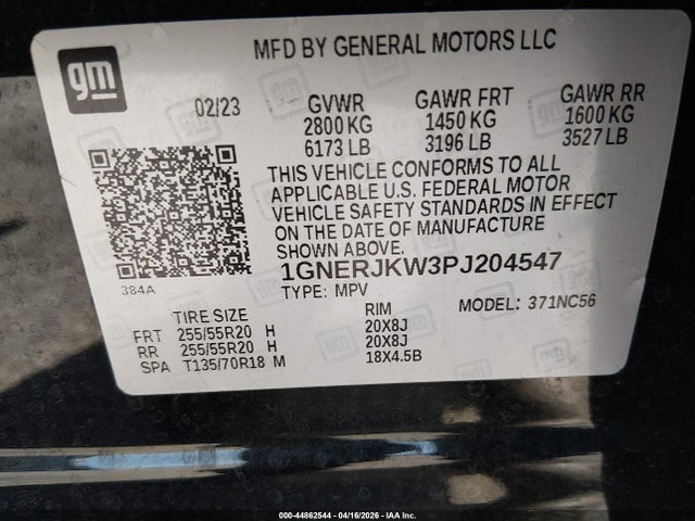 Chevrolet Traverse Fwd Rs