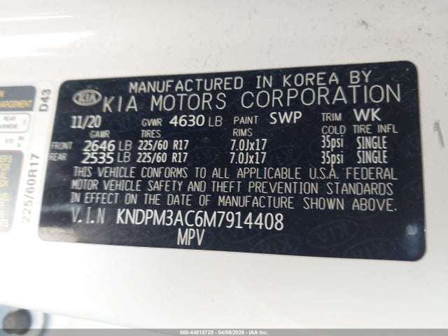 Kia Sportage Lx