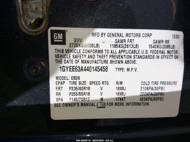 Cadillac SRX V8