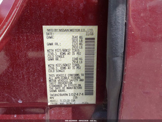Nissan Quest 3.5 Se
