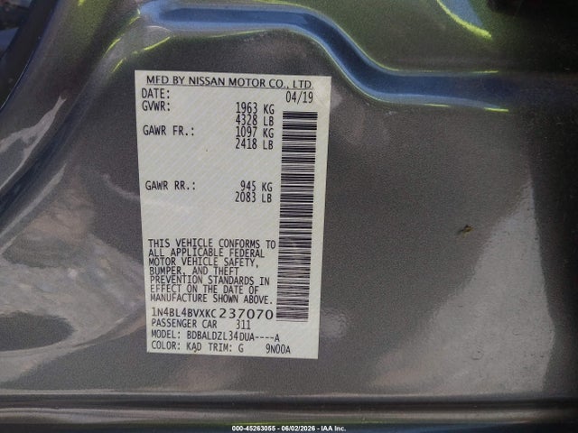 Nissan Altima 2.5 S