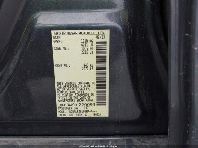 Nissan Altima 2.5 S