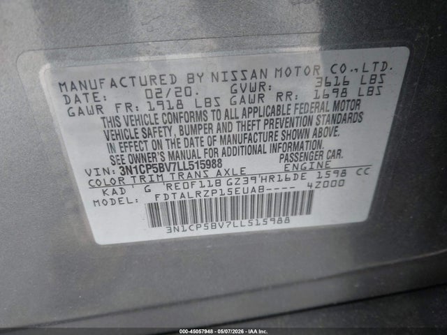 Nissan Kicks S Xtronic Cvt