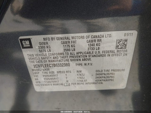 Chevrolet Equinox 1lt