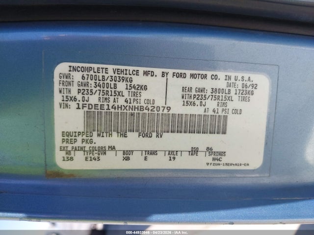 Ford Econoline E150 Van