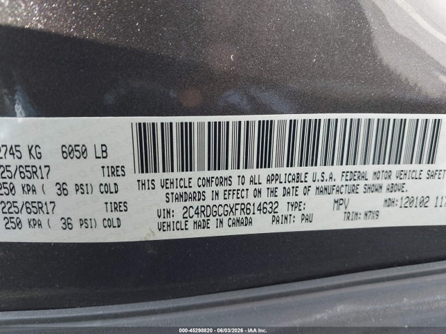 Dodge Grand Caravan Sxt