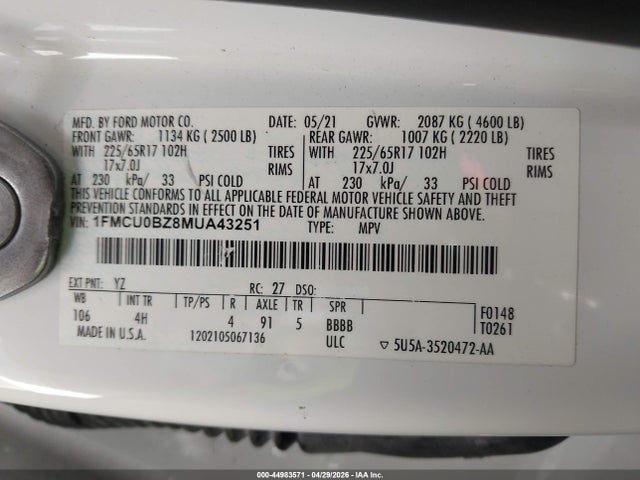 Ford Escape Se Hybrid