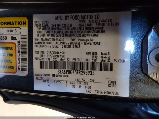 Ford Fusion S