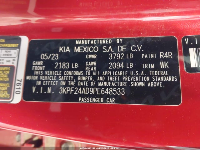 Kia Forte Lxs