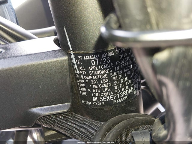 Kawasaki Ex650 P