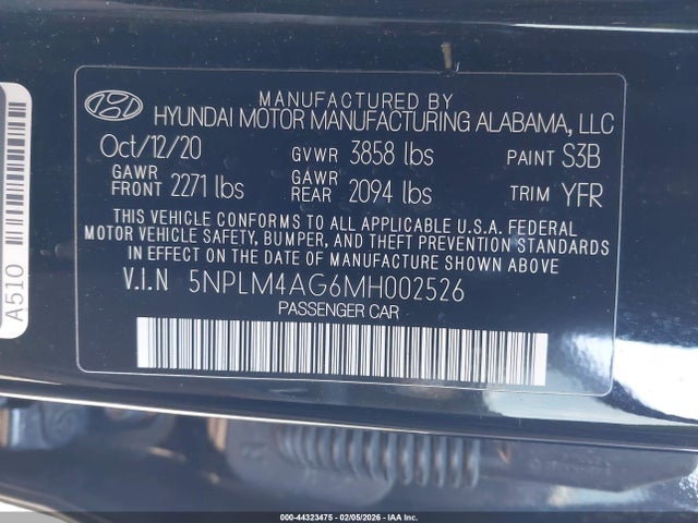 Hyundai ELANTRA Sel