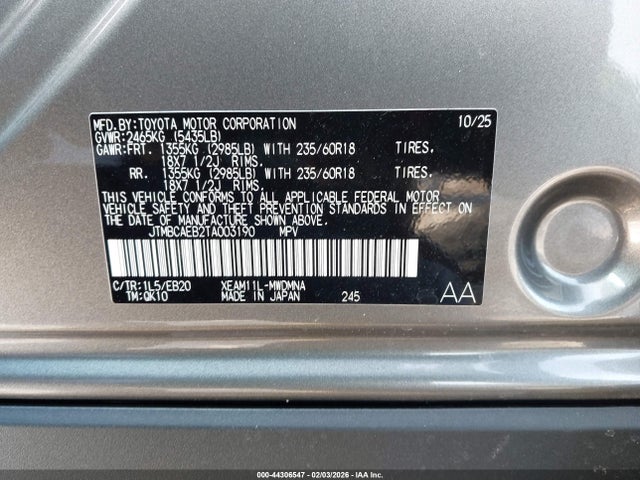 Toyota Bz Xle Plus