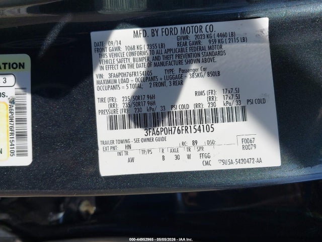 Ford Fusion Se