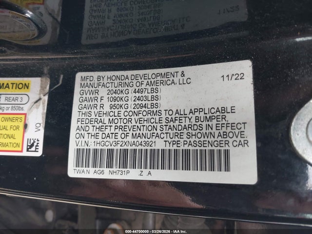 Honda Accord Sport