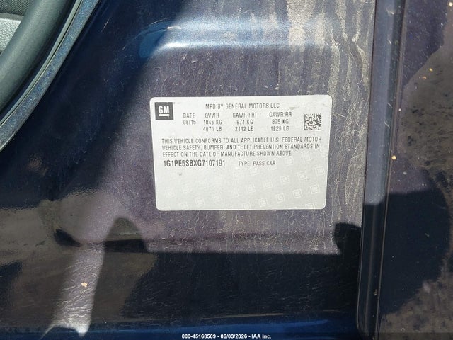 Chevrolet Cruze 1lt Auto