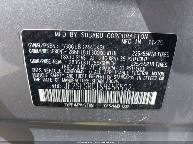 Subaru Forester Limited Hybrid