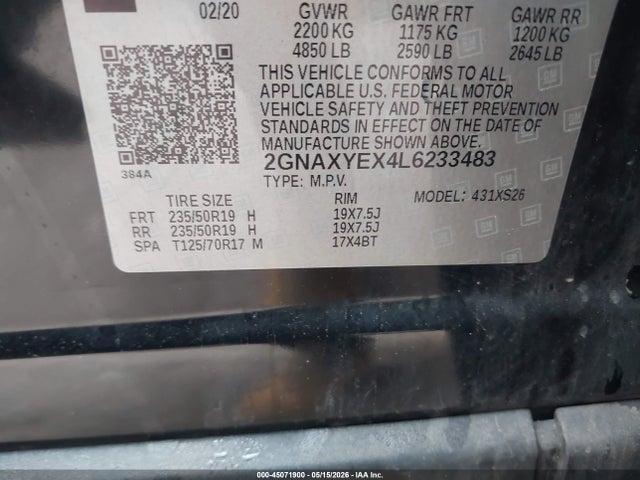 Chevrolet Equinox Awd Premier 2.0l Turbo