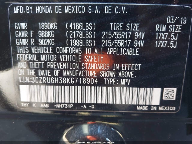 Honda HR-V Lx