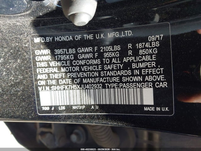 Honda Civic Ex