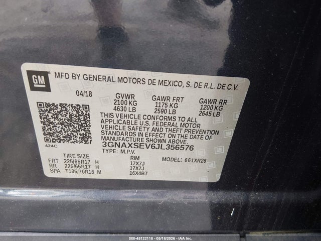 Chevrolet Equinox Lt