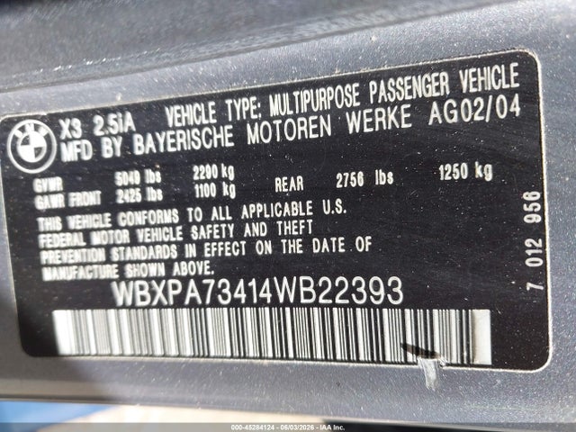 BMW X Series 2.5i