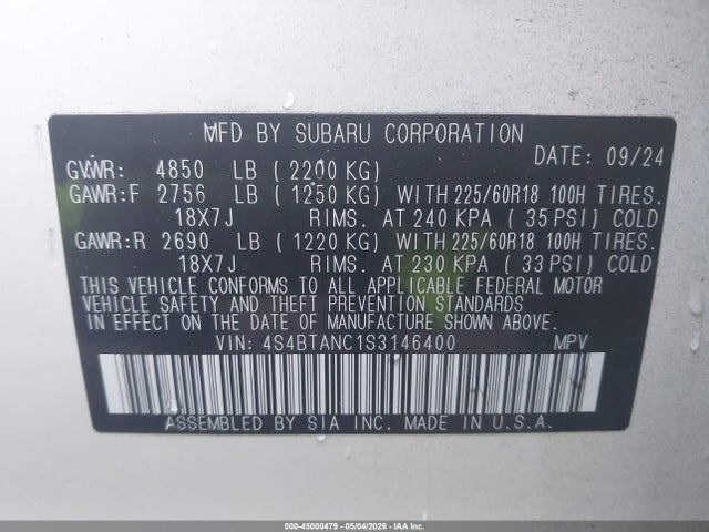 Subaru Outback Limited