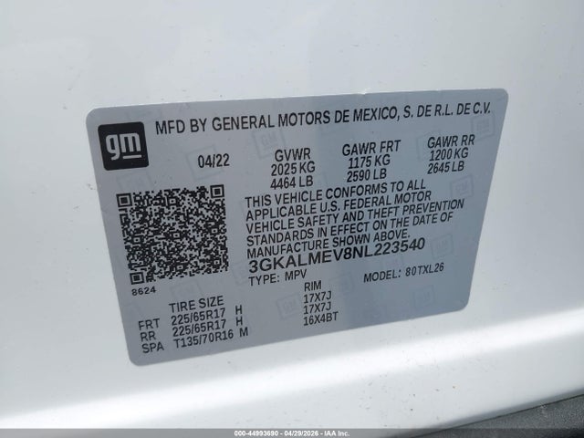 GMC Terrain Fwd Sle