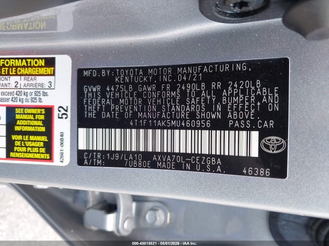 Toyota Camry Xle