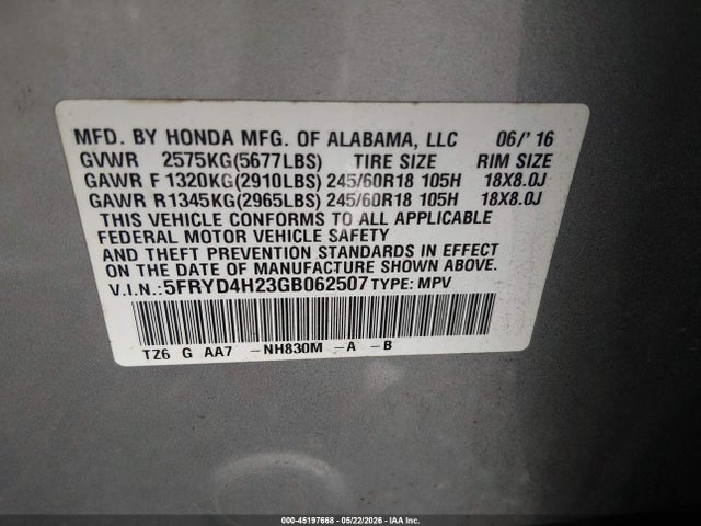 Acura MDX Acurawatch Plus Package