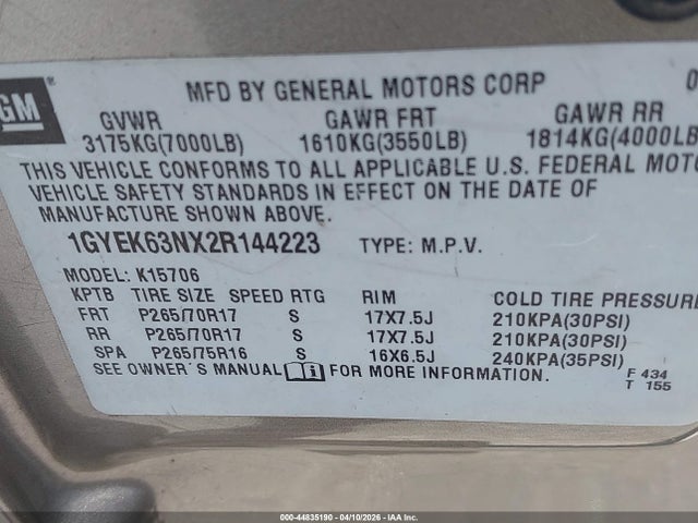 Cadillac Escalade Standard