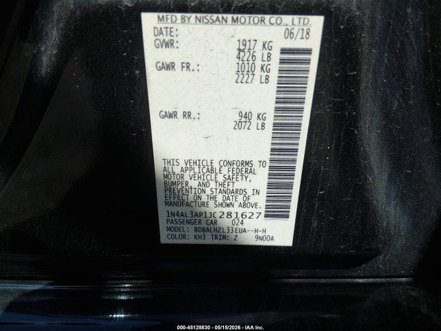 Nissan Altima 2.5 Sr