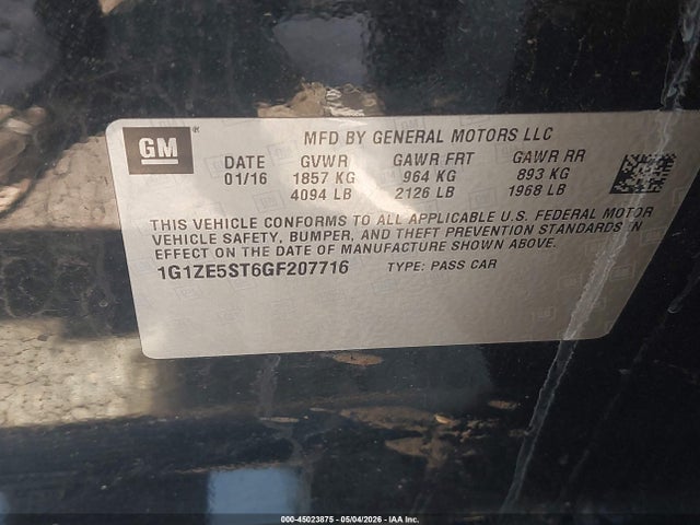 Chevrolet Malibu 1lt