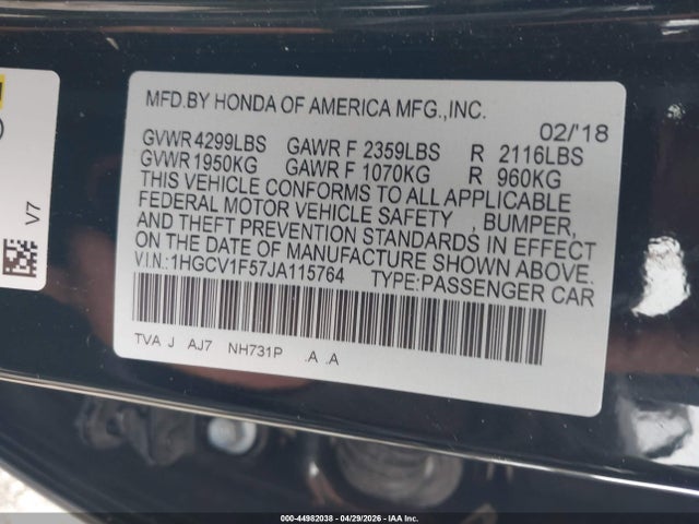 Honda Accord Ex-l