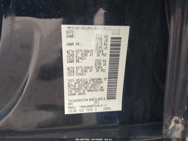 Nissan Armada Platinum