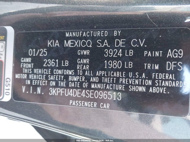 Kia K4 Ex