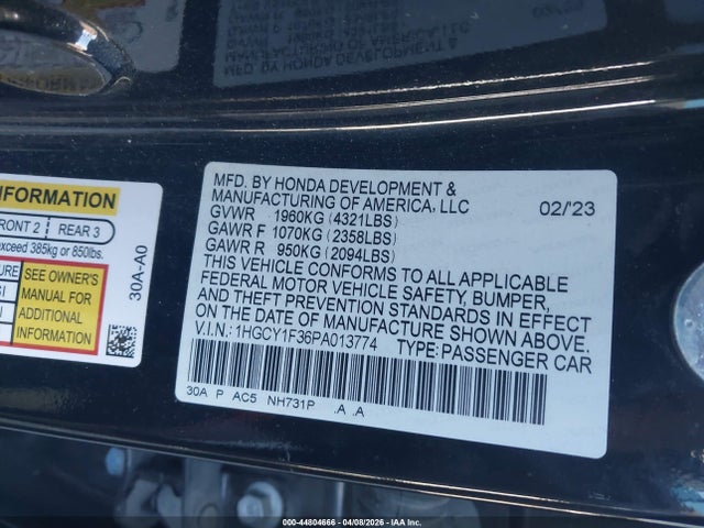 Honda Accord Ex