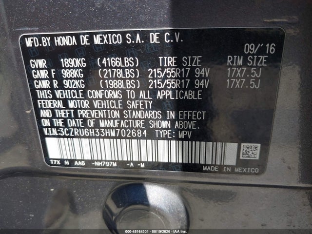 Honda HR-V Lx