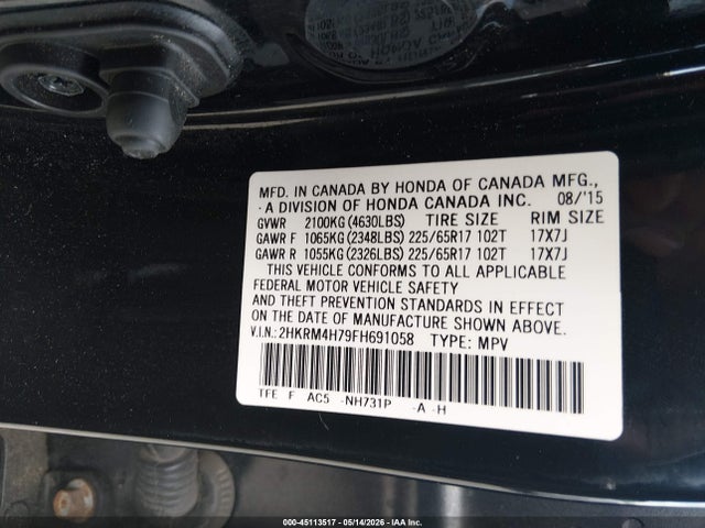 Honda CR-V Ex-l