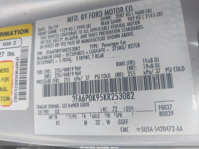 Ford Fusion Titanium