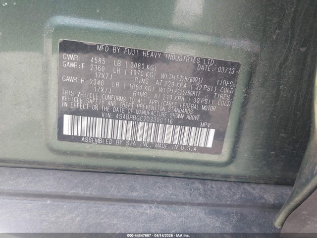 Subaru Outback 2.5i Premium