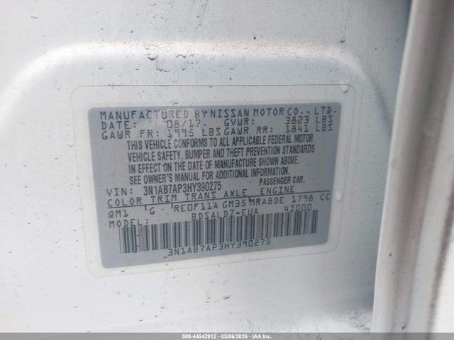Nissan Sentra Sv