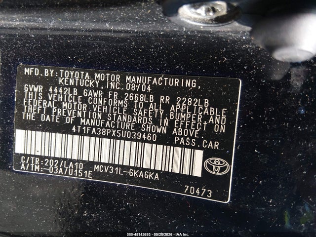 Toyota Camry Sle