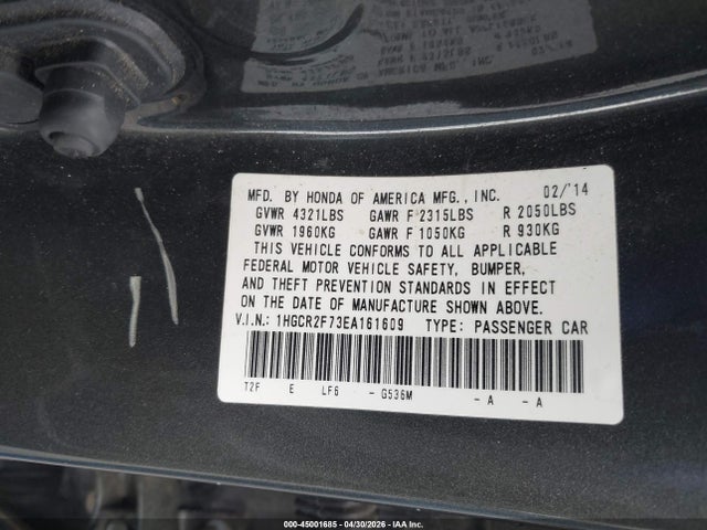 Honda Accord Ex
