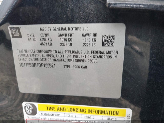 Chevrolet Malibu Eco Premium Audio