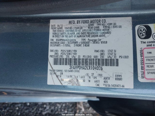 Ford Fusion Se