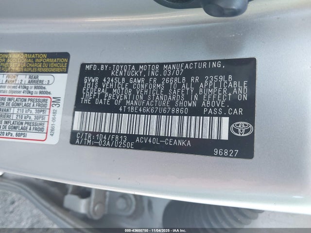 Toyota Camry Le