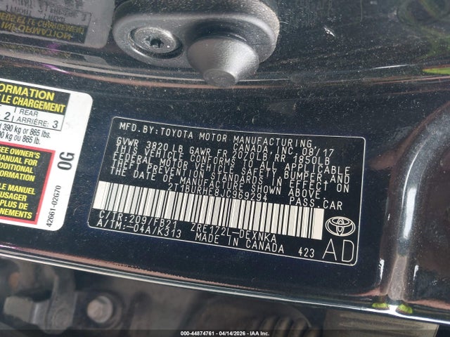 Toyota Corolla Le